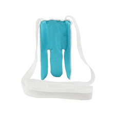 Load image into Gallery viewer, inside view of the terry cloth sock aid