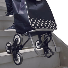 Load image into Gallery viewer, shopping cart being pulled up the stairs