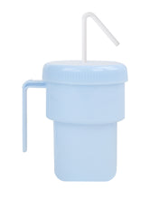 Load image into Gallery viewer, side view of the spill proof cup with a straw inside