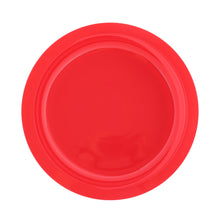 Load image into Gallery viewer, top view of the inside of red scooper plate
