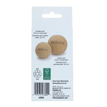 Load image into Gallery viewer, back view of the packaging of the therapy balls
