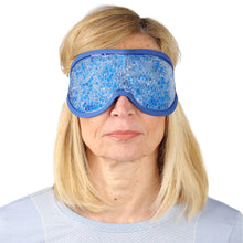 Load image into Gallery viewer, Gel bead eye mask on a person
