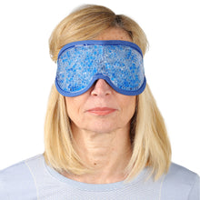 Load image into Gallery viewer, Gel bead eye mask on a person
