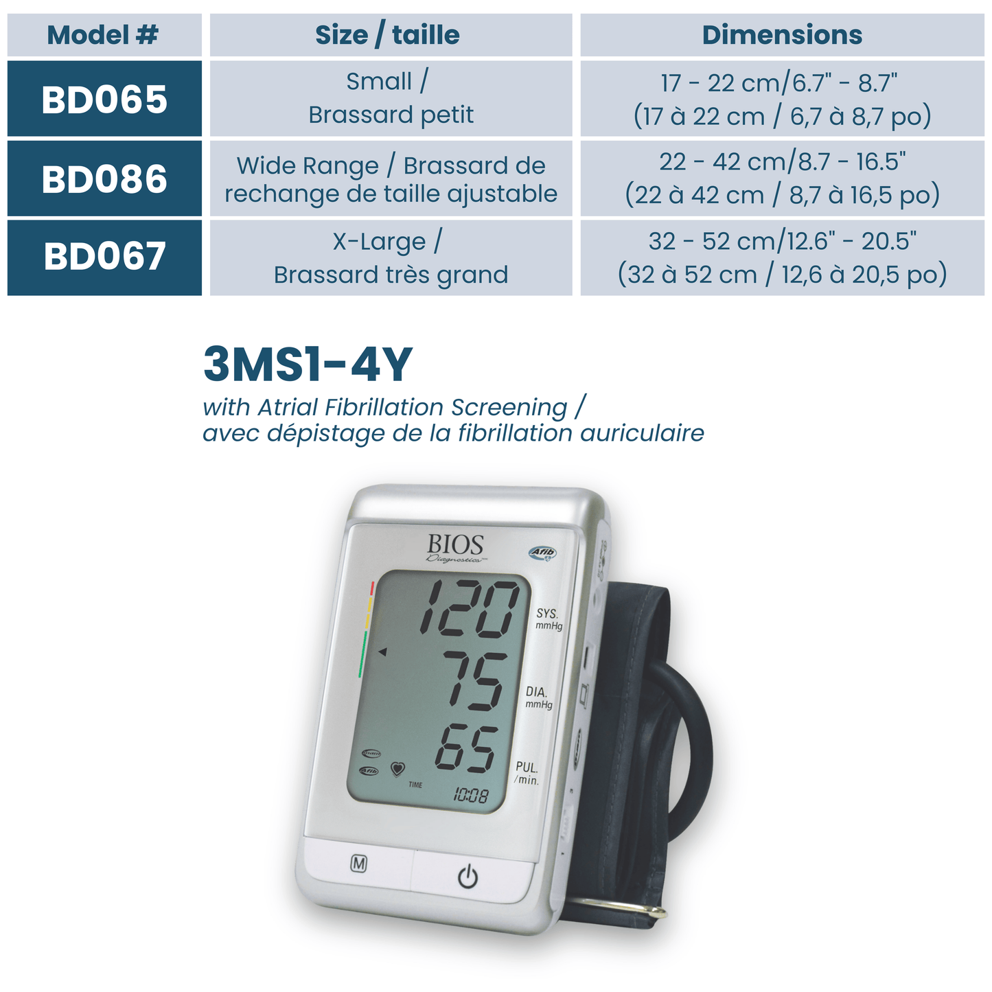 Brassard de rechange de taille ajustable - 3MS1-4Y