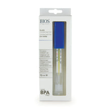 Load image into Gallery viewer, Front view of the Mercury Free Glass Fever Thermometer retail packaging
