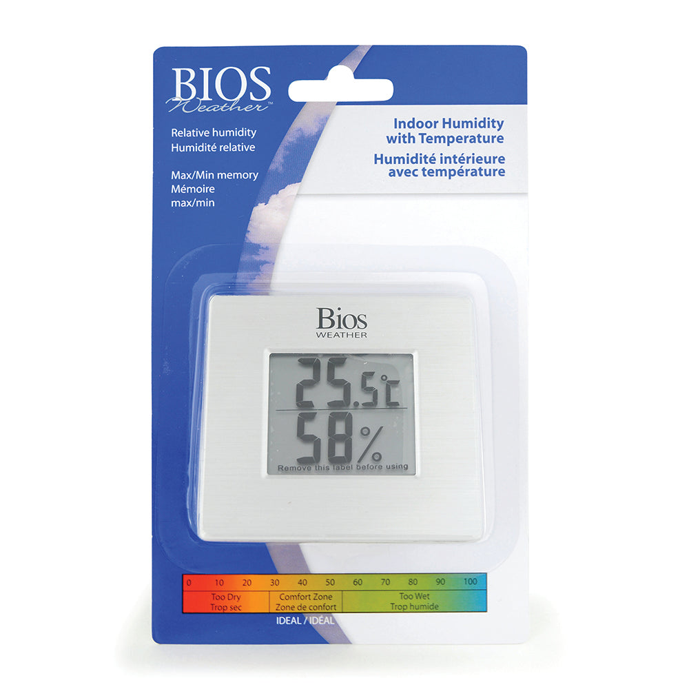 Digital Indoor Hygrometer with Temperature package