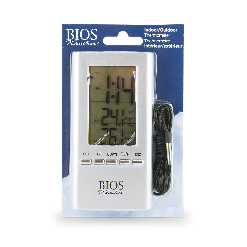 1.69” Mini Indoor Outdoor Thermometer °C/°F Temperature Monitor