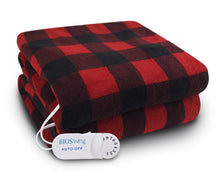 Load image into Gallery viewer, Buffalo Plaid Electric Throw
