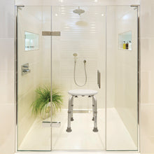 Load image into Gallery viewer, Adjustable Bath and Shower Stool in a shower stale
