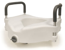 Charger l'image dans la galerie, Raised Toilet Seat with Handles on an angle