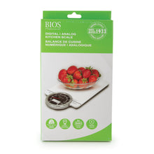 Load image into Gallery viewer, 599SC Digital/Analog Kitchen Scale Retail packaging - front