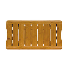Charger l&#39;image dans la galerie, Bamboo Shower Bench top view
