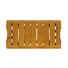 Charger l'image dans la galerie, Bamboo Shower Bench top view