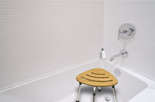 Charger l'image dans la galerie, Bamboo Bath Stool set up in a bath tub