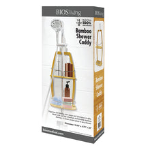Load image into Gallery viewer, Bamboo Shower Caddy retail packaging