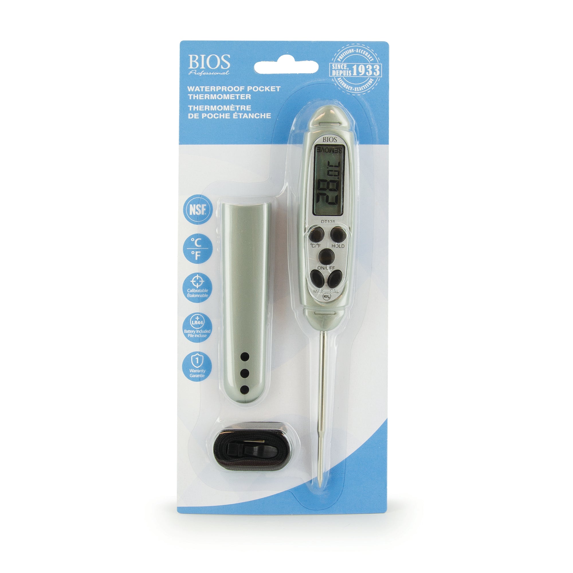 Bios DT165 Professional 3 Diameter Analog Meat Thermometer