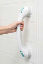 Load image into Gallery viewer, LF790 Suction Cup Grab Bar with hand
