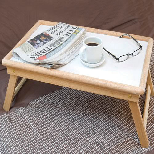 LF835 Adjustable Bed Tray on bed