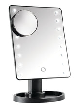 Charger l&#39;image dans la galerie, Front view of the vanity mirror with lights on

