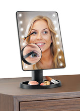 Load image into Gallery viewer, vanity mirror with a face reflection in it