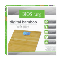 Load image into Gallery viewer, SC422 BIOS Living Bamboo Digital Scale Retial packaging
