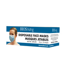 Load image into Gallery viewer, SGU315 BIOS Living Disposable Face Masks Retail packaging on angle
