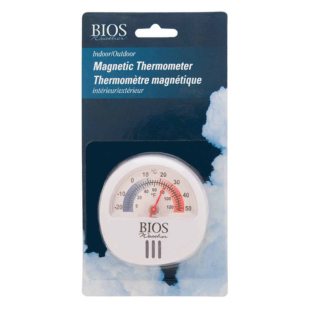 marxistisk Alcatraz Island Grøn baggrund Indoor Magnetic Thermometer – BIOS Medical