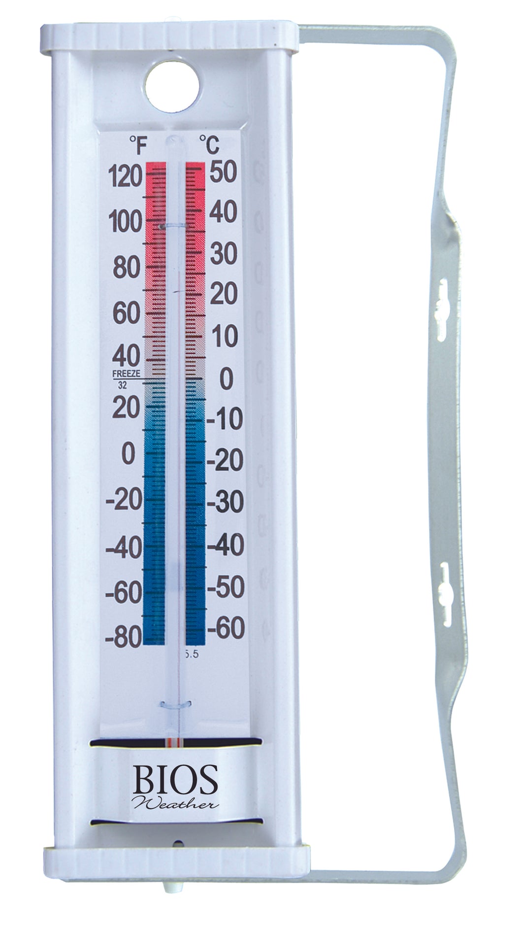 Metal Tube Thermometer with Bracket