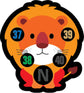 Lion fever sticker
