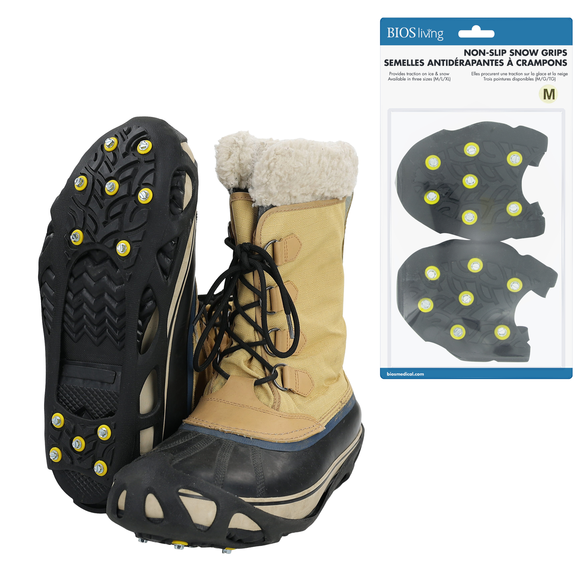 Anti-Slip Snow Treads – BIOS Medical
