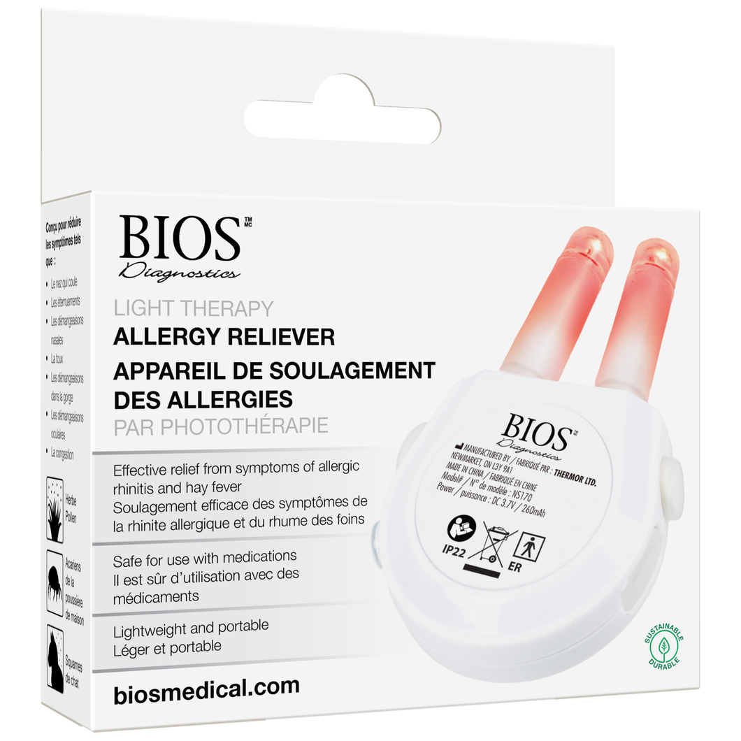 Appareil de soulagement des allergies par photothérapie