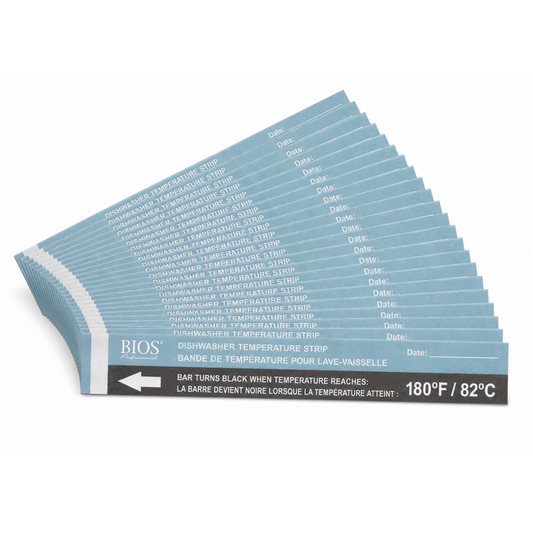 Dishwasher Temperature Strips
