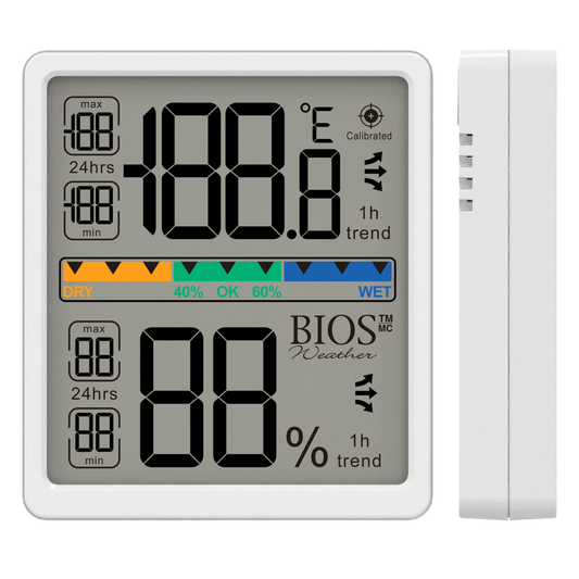 Thermomètre et hygromètre numérique couleur
