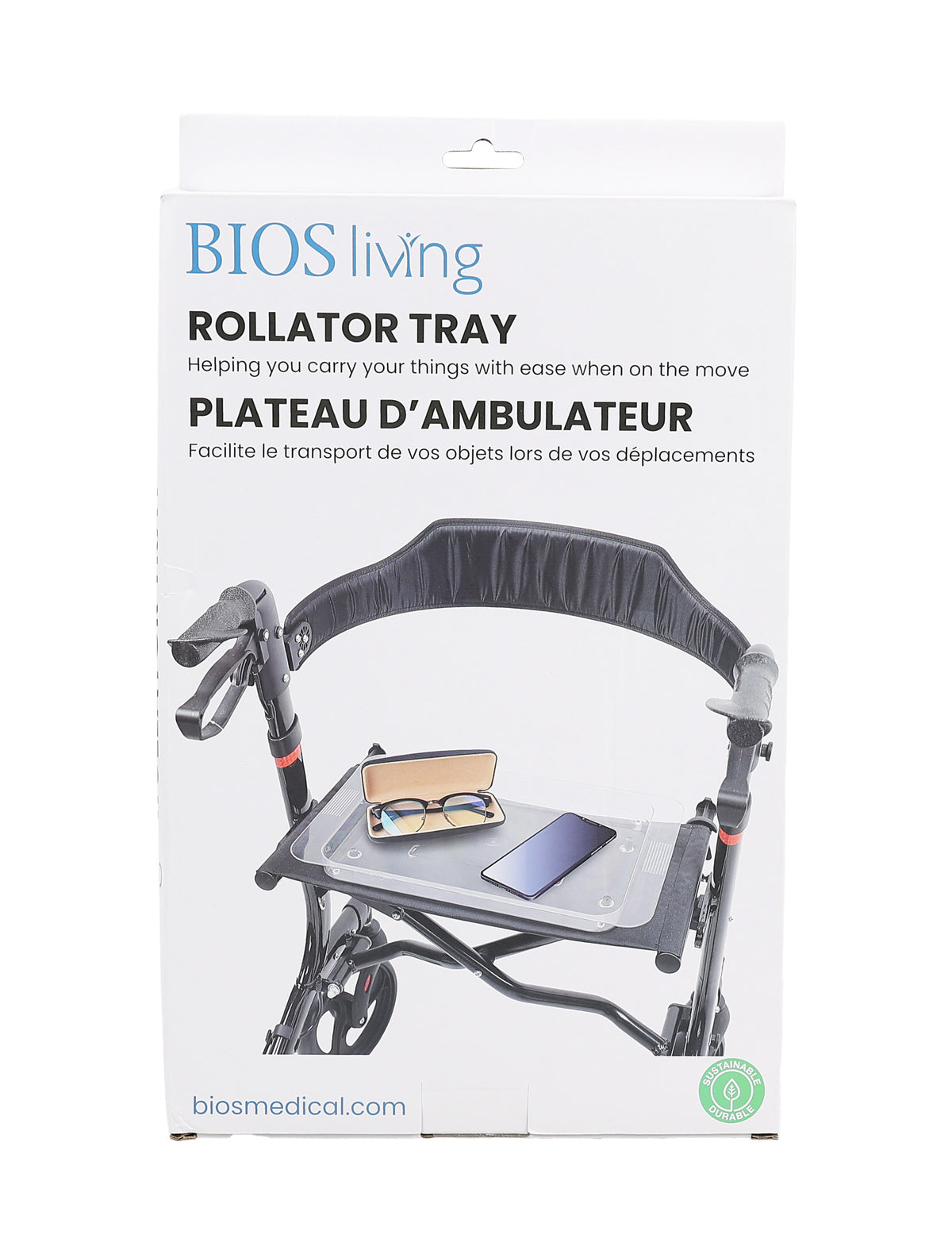 Rollator Tray package front