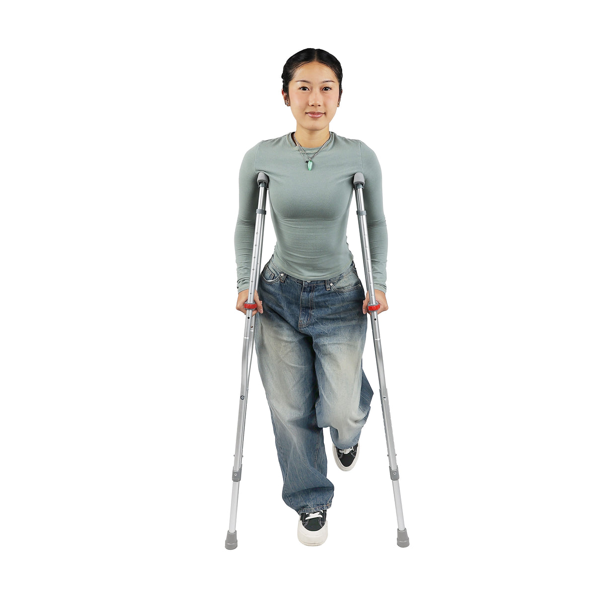 Universal Crutches in use