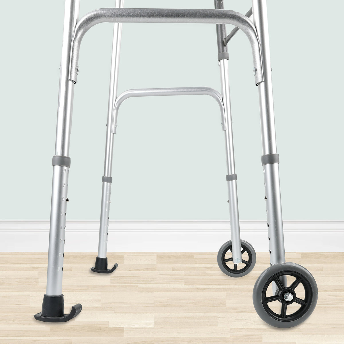 Deluxe Walker Skis in use