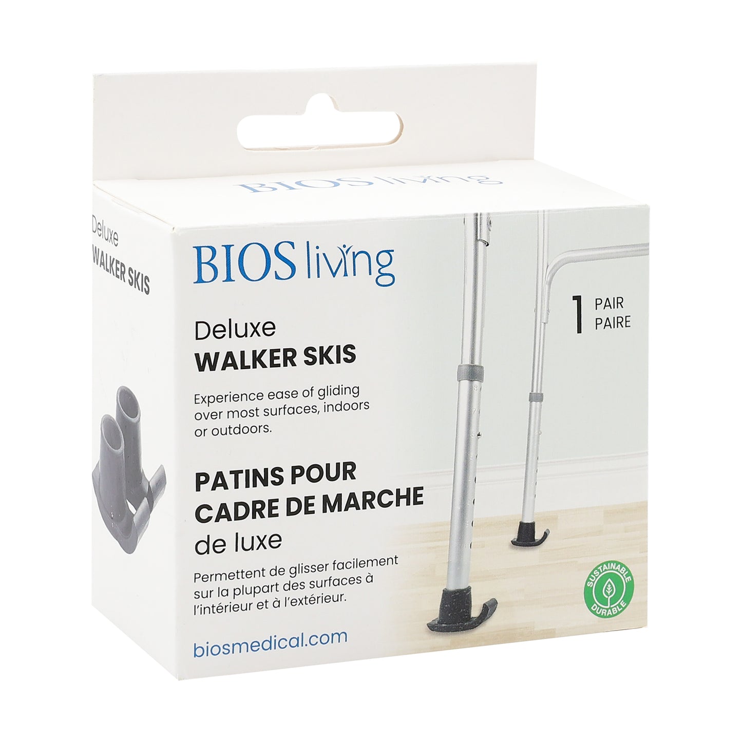 Deluxe Walker Skis package front