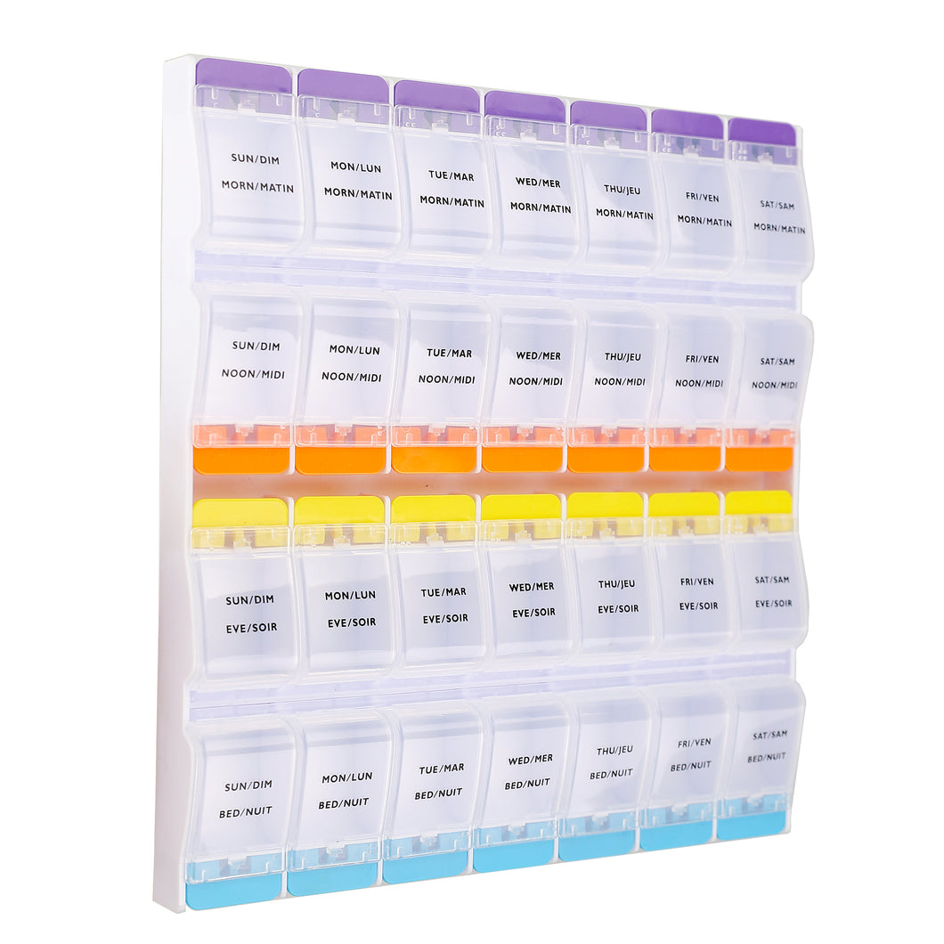 EASY OPEN, 4 x DAILY, PILL PLANNER