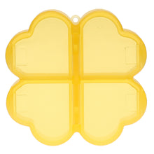 Load image into Gallery viewer, 4 Leaf Clover Pillbox in Yellow Front  Images
