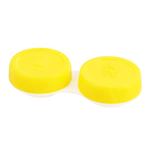 Load image into Gallery viewer, Contact Lens Case - 4 Pack Yellow Case Photo
