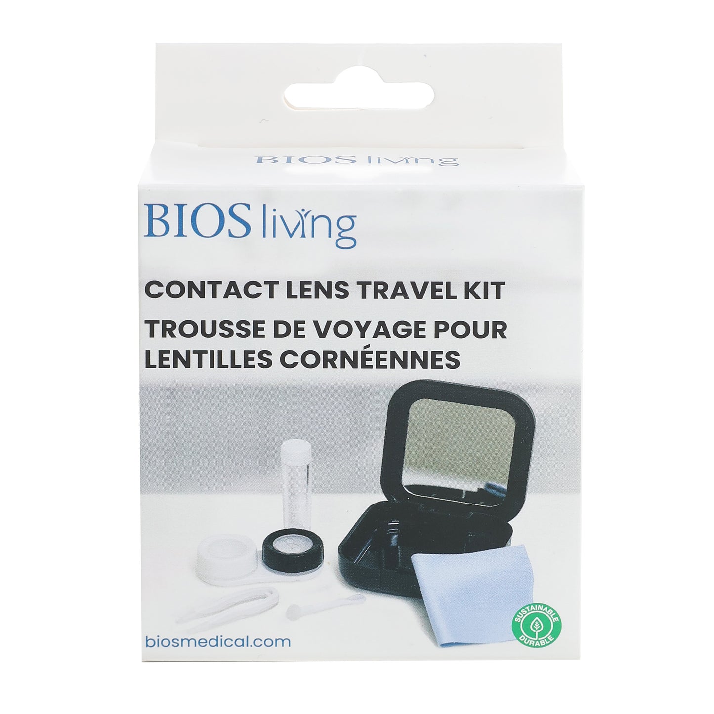 Trousse de voyage pour lentilles cornéennes