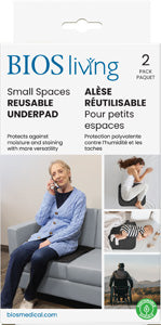 Small Spaces Reusable Underpad pkg front