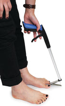 Load image into Gallery viewer, Pistol grip toe nail clipper in use at persons toes
