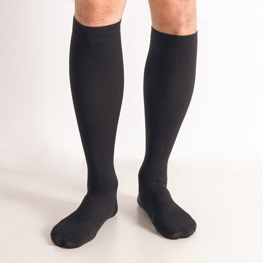 Men's Compression Trouser Socks 15-20 mm Hg, Black Main Photo