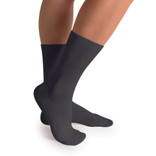 Load image into Gallery viewer, Diabetic Sock - Black Side Highlight Photo
