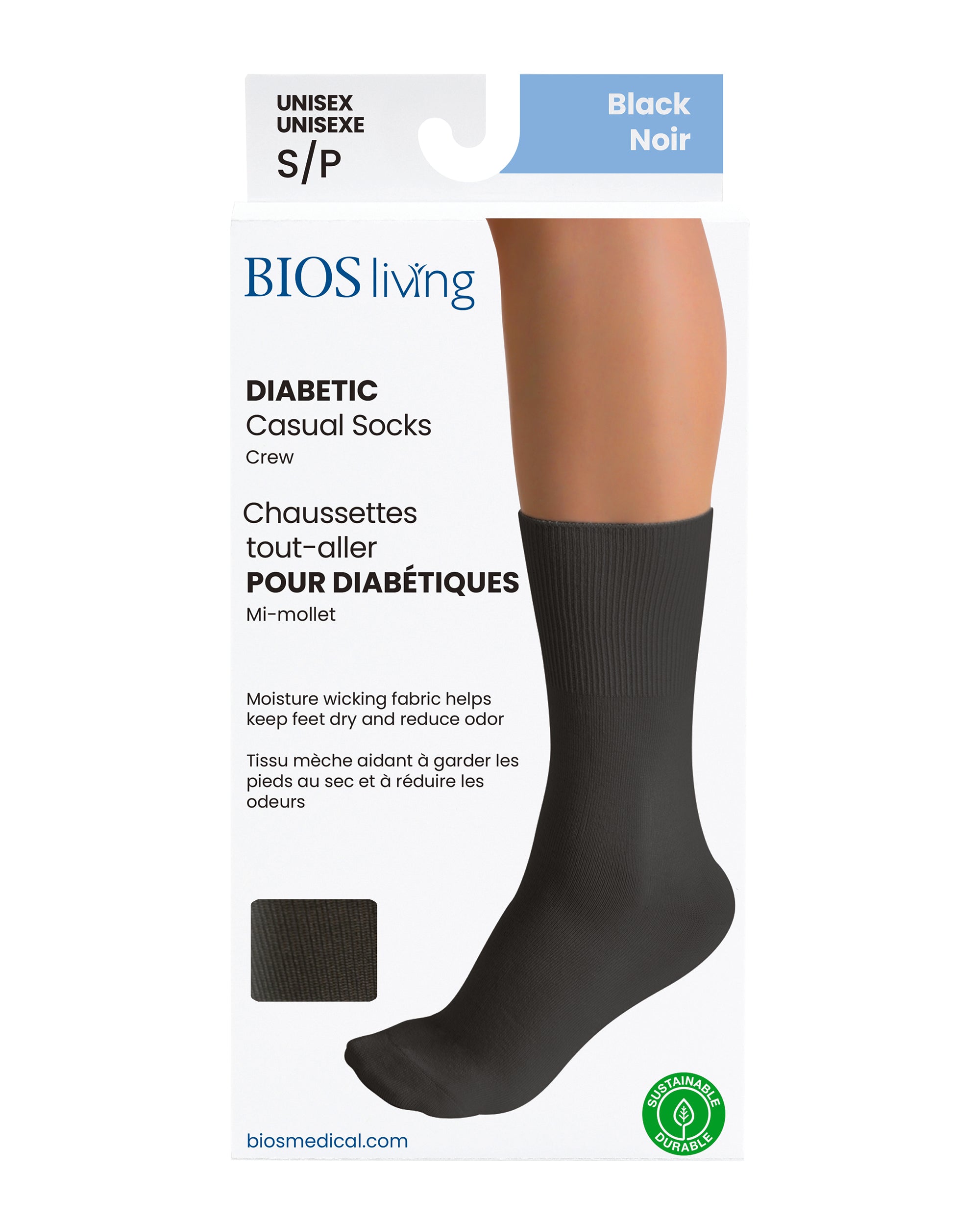 9 Paires Chaussettes Diabétiques Homme - Sans élastique, Sans Coutures - Confort Veine, Coton Respirant - Taille Brodée - 9