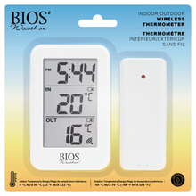 Charger l'image dans la galerie, Thermomètre intérieur/extérieur sans fil
