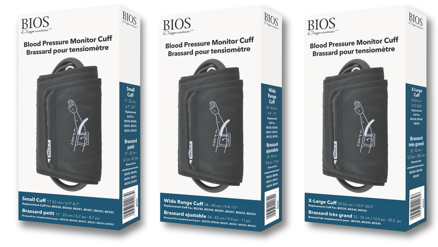 Replacement Cuffs for BD201, BD230, BD240, BD245, BD252, BD290, BD323, BD313, BD351, BD353 and BD354