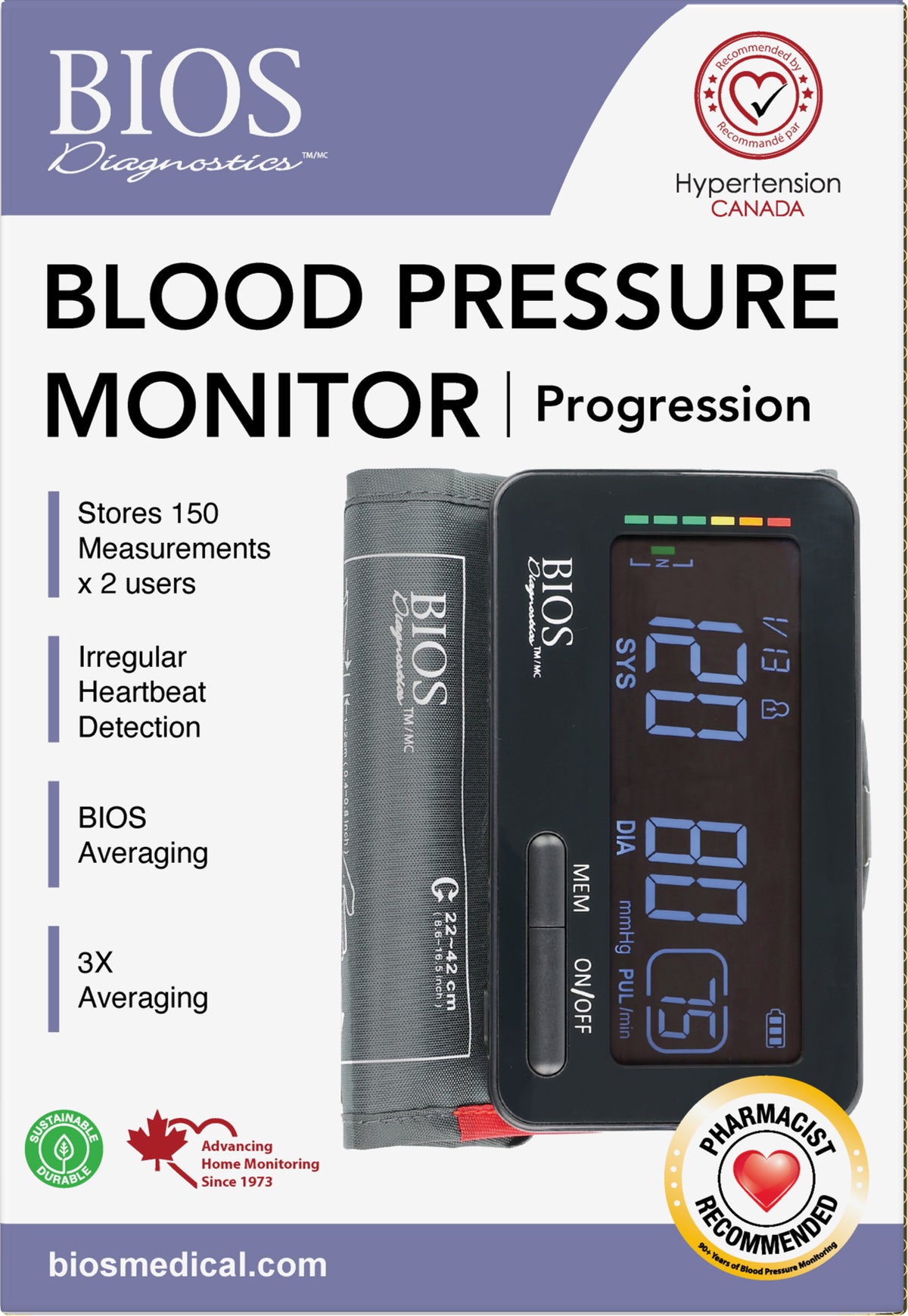 Blood Pressure Monitor Progression pkg front