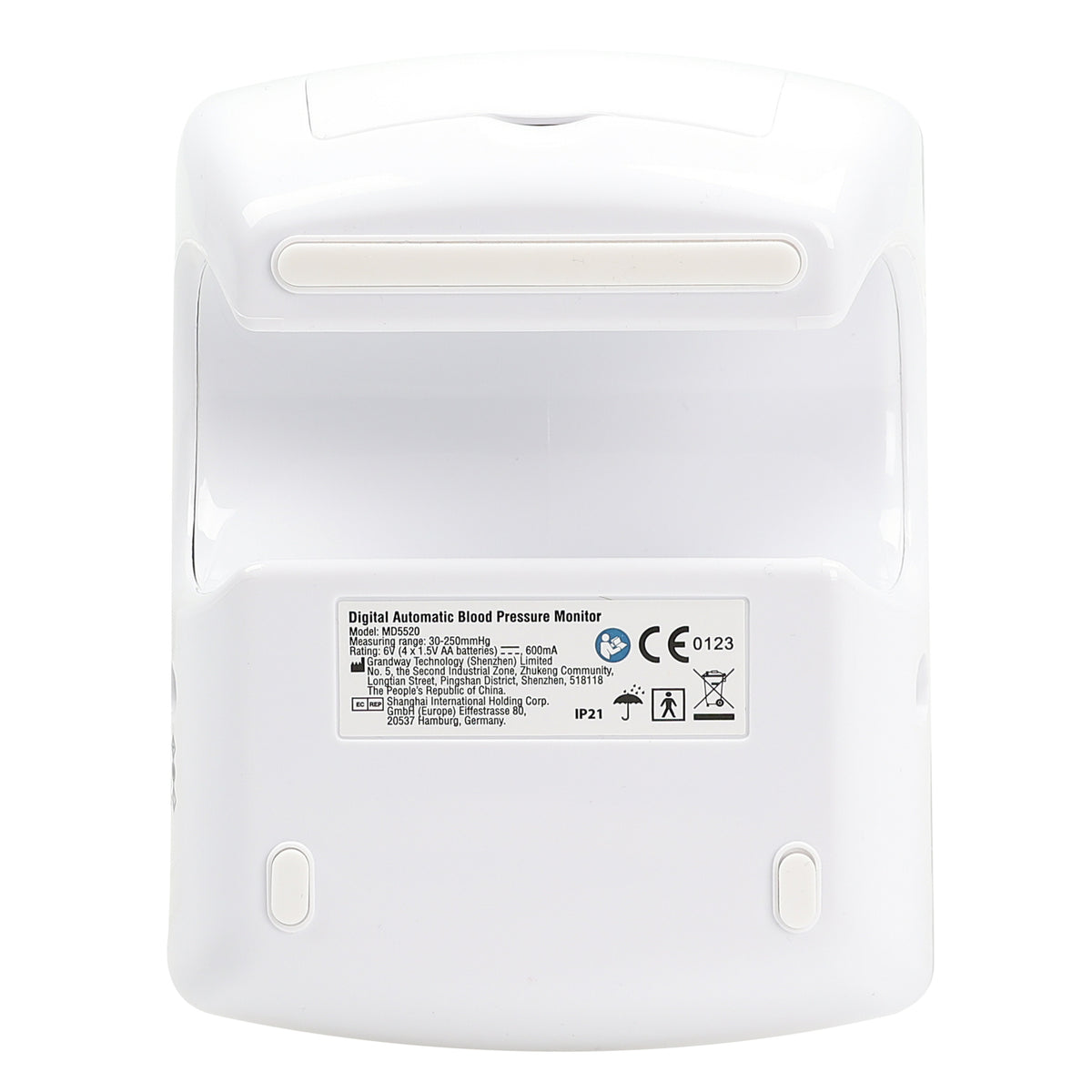 Blood Pressure Monitor - Premium Back Image